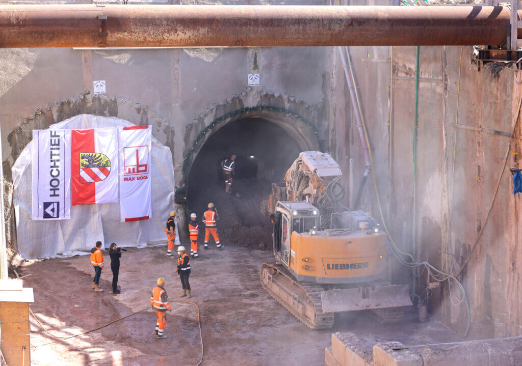 Tunnelfest U-Bahn Baustelle Linie U3 Nürnberg